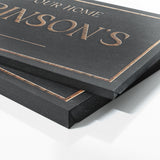 Welcome To Home Family Name Stone Wall Art