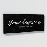 Your Business Company Black Wall Art