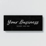 Your Business Company Black Wall Art