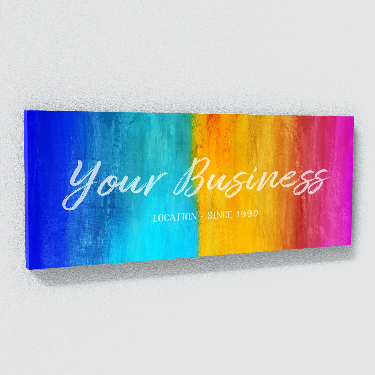 Your Business Company Colorful Wall Art