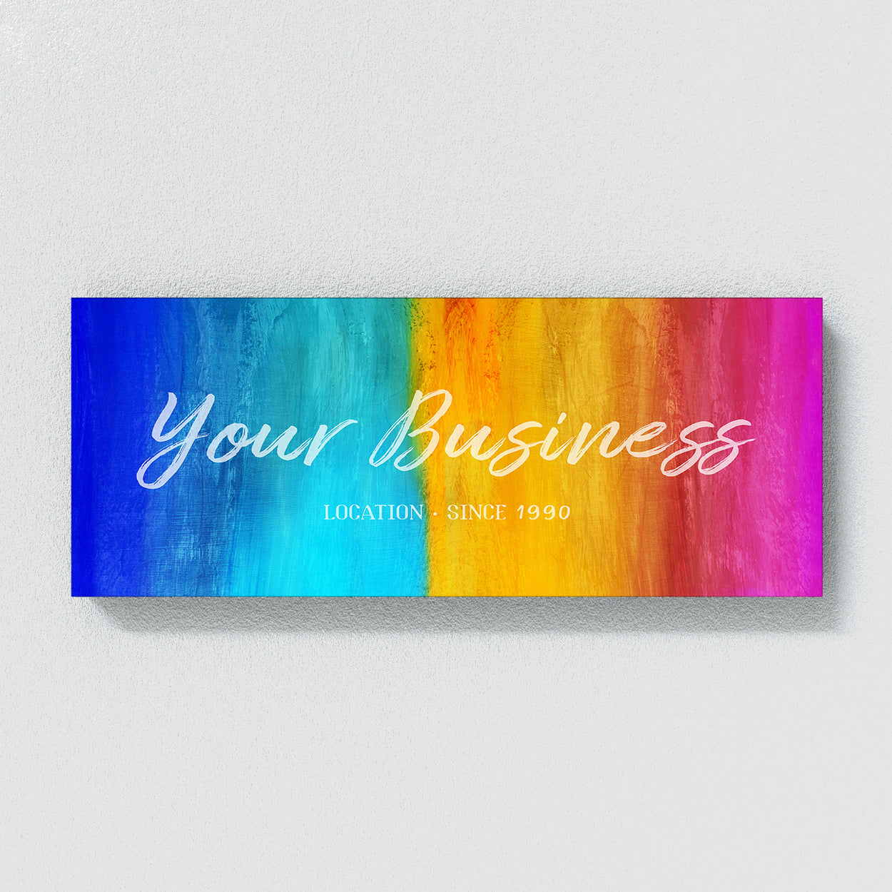 Your Business Company Colorful Wall Art