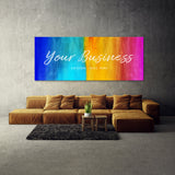 Your Business Company Colorful Wall Art