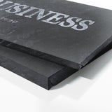Your Business Company Concrete Black Wall Art