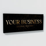 Your Business Company Gold Wall Art
