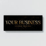 Your Business Company Gold Wall Art