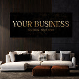 Your Business Company Gold Wall Art