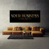 Your Business Company Gold Wall Art