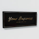 Your Business Company Luxury Gold Wall Art