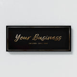 Your Business Company Luxury Gold Wall Art