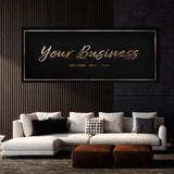 Your Business Company Luxury Gold Wall Art