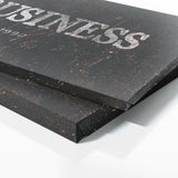 Your Business Company Metal Rust Black Wall Art
