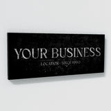 Your Business Company Silver Wall Art