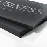 Your Business Company Silver Wall Art