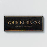 Your Business Company Stone Wall Art