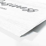 Your Business Company White Wall Art