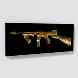 Thompson Gun Gold Wall Art