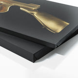 Thompson Gun Gold Wall Art