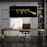 Thompson Gun Gold Wall Art