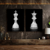 Chess King Crystal_Queen Crystal Wall Art