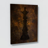 Chess King Queen Abstract Wall Art