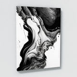 Marble Modern Luxury Black White Wall Art