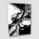 Marble Modern Luxury Black White Wall Art