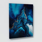 Marble Modern Luxury Blue Wall Art