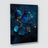 Marble Modern Luxury Blue Wall Art