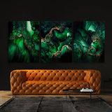 Marble Modern Luxury Emerald Green Wall Art