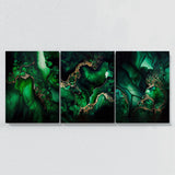 Marble Modern Luxury Emerald Green Wall Art
