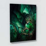 Marble Modern Luxury Emerald Green Wall Art