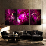 Marble Modern Luxury Magenta Wall Art