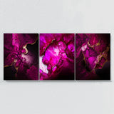 Marble Modern Luxury Magenta Wall Art