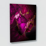 Marble Modern Luxury Magenta Wall Art