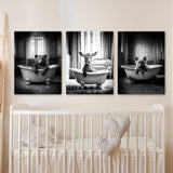 Nursery Baby Bear Deer Wolf 1 Wall Art