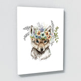 Nursery Baby Bear Deer Wolf 4 Wall Art