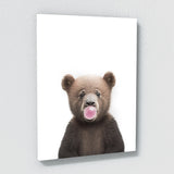 Nursery Baby Bear Deer Wolf 5 Wall Art