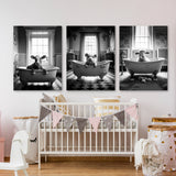 Nursery Baby Cow Pig Sheep 1 Wall Art