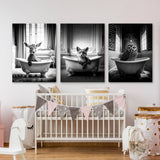 Nursery Baby Deer Fox Owl 1 Wall Art