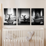 Nursery Baby Deer Fox Owl 1 Wall Art