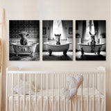 Nursery Baby Donkey Highland Horse 1 Wall Art