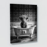Nursery Baby Donkey Highland Horse 1 Wall Art