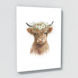 Nursery Baby Donkey Highland Horse 4 Wall Art
