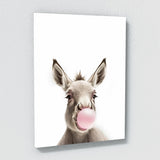 Nursery Baby Donkey Highland Horse 5 Wall Art