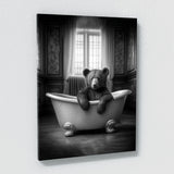 Nursery Baby Bear Bathtub 65 Wall Art