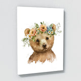 Nursery Baby Bear Boho 112 Wall Art