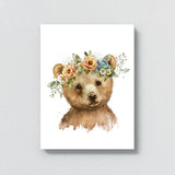 Nursery Baby Bear Boho 112 Wall Art