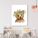 Nursery Baby Bear Boho 112 Wall Art