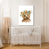 Nursery Baby Bear Boho 112 Wall Art