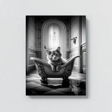 Nursery Baby Cat Bathtub 62 Wall Art